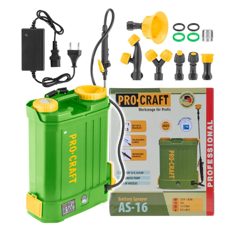 Aku postřikovač Procraft AS-16 | AS-16