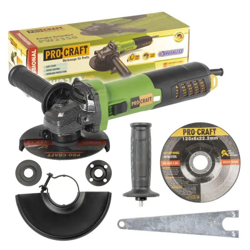 Bruska úhlová Procraft PW2350, 125mm | PW2350