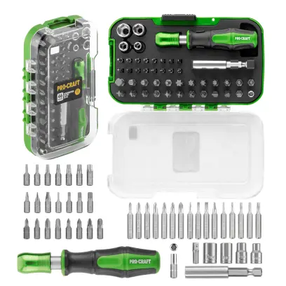 46dílná sada bitů Procraft SS-46, S2