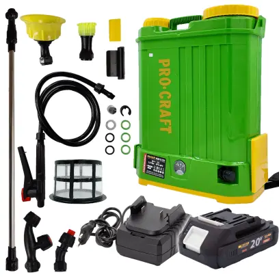 AKU postřikovač Procraft AS20-12 sada s baterií 20V 2Ah a nabiječkou