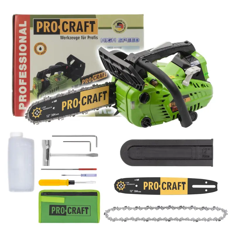 Benzínová řetězová pila Procraft K350S | K350S