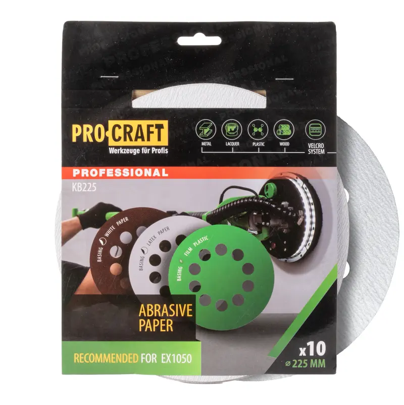 Brusný papír 10 ks. Procraft КB225.240 | KB225.240