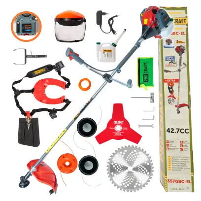 Benzínový křovinořez s elektrickým startovaním Procraft 357GBC-EL (PRC357GBC-EL)