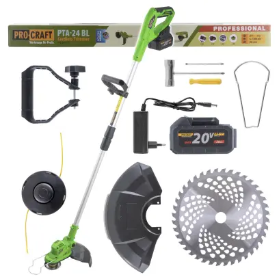 Aku vyžínač Procraft PTA24 BL