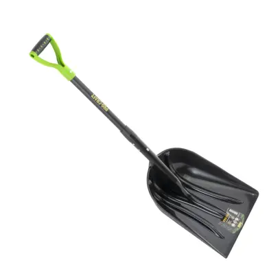 Lopata na sníh a obilí 36,5cm plastová se sklolaminátovou násadou krátká 115cm Procraft GPS-1150 (PRCGPS-1150)