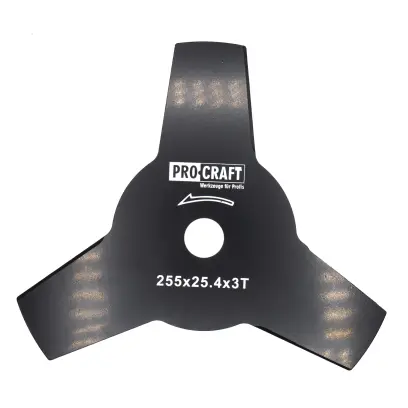 Nůž křovinořezu (D255*25.4) 3T PROCRAFT