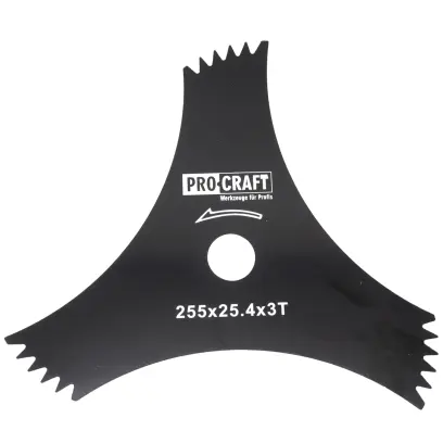 Nůž křovinořezu (D255*25.4) 3T (DRAGON) PROCRAFT