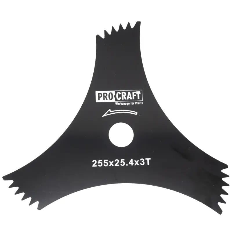 Nůž křovinořezu (D255*25.4) 3T (DRAGON) PROCRAFT | H-3T/D