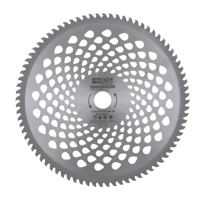 Nůž křovinořezu (kotouč) (D255*25.4) 80T PROCRAFT | H-80T