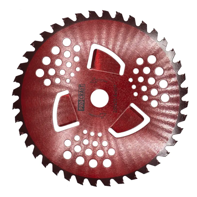 Nůž křovinořezu (kotouč) (D255*25.4) 40T pro vysokou trávu