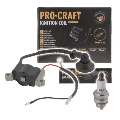 Cívka zapalování + svíčka 1E40F/44F PROCRAFT (PRC1E40F-15+16E)