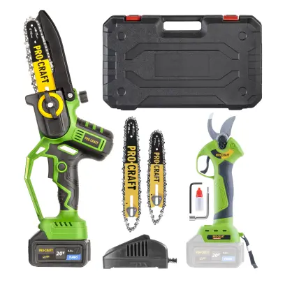 Sada aku ruční pilka Procraft PKA32Li a nůžky na větve ES28Libb (PRCSPKA32Li/ES28Libb)