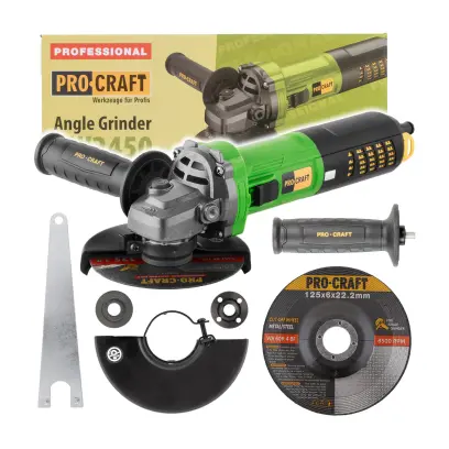 Bruska úhlová Procraft PW2450, 125mm (PRCPW2450)