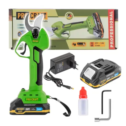 Aku nůžky na větve Procraft ES25Li