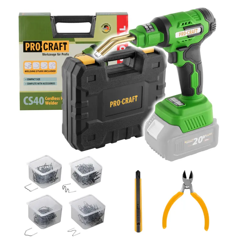 Aku svářečka pro plasty Procraft CS40bb (bez baterie a nabíječky) | CS40-BB