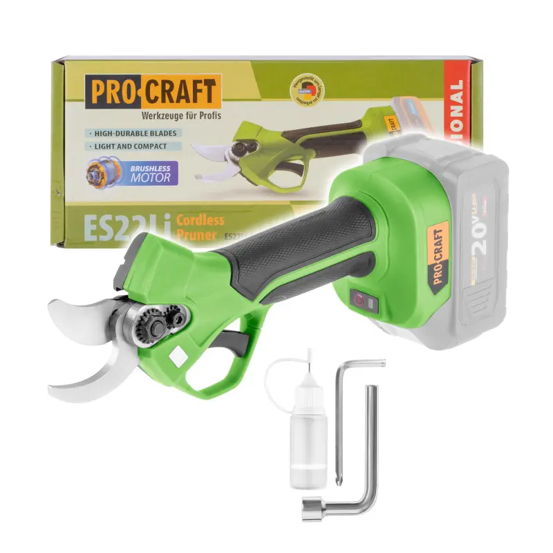 Aku nůžky na větve Procraft ES22Li (bez baterie a nabíječky) | ES22Libb