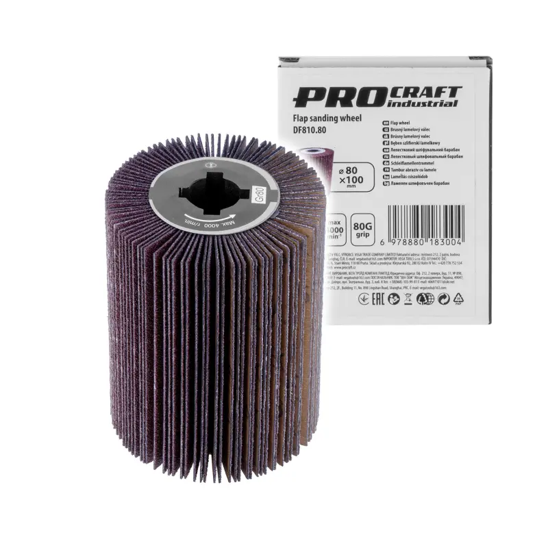 Brusný lamelový válec Procraft DF810.80 | DF810.80