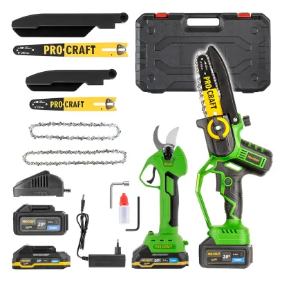 Sada aku ruční pilka Procraft PKA32Li a nůžky na větve ES25Li (PRCSPKA32Li/ES25Li)