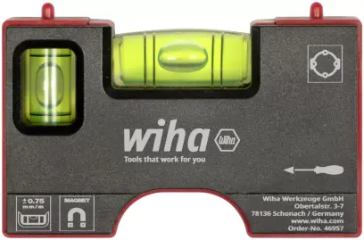 Mini vodováha 8 cm Wiha Pocket s magnetem (WIHA46957)