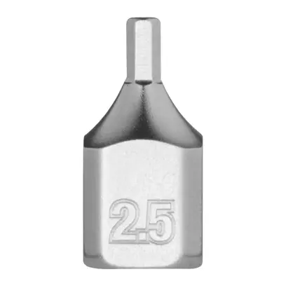 Krátká hlavice Milwaukee 1/4" 2.5mm HEX Stubby Bit Socket, 4932500474