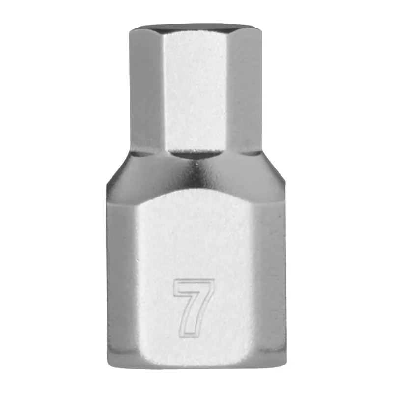 Krátká hlavice Milwaukee 1/4" 7mm HEX Stubby Bit Socket, 4932500479