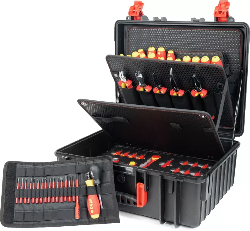 Wiha 47249 Kufr s nářadím XL mechatronic. Řada 9500 (Sada 81 dílů) (WIHA47249)