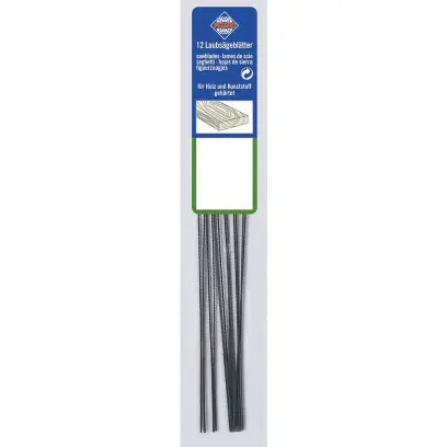 Pilové plátky Bernardo - listy pro lupínkové pily 130 mm, Velikost 1 - jemné pro dřevo, plasty, sádru (12 ks) (BER112190)