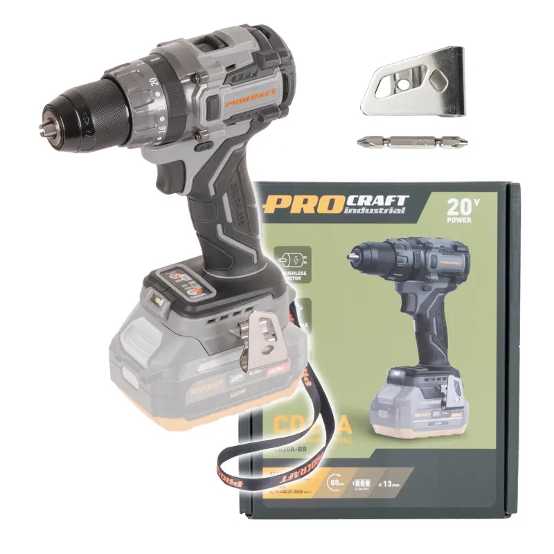 Aku vrtací šroubovák Procraft Industrial Procraft Industrial CD20Abb (bez aku) (PRCCD20ABB)