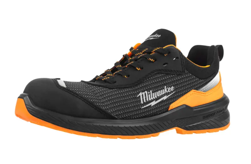 Bezpečnostní obuv Milwaukee FLEXTRED s vysokou viditelností, textilní svršek, FXT S1PS Orange 1L919199 SC FO SR ESD, oranžová barva (vel.45), 4932501567