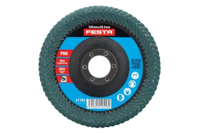 Lamelový brusný kotouč FESTA 21761 pr. 125 mm P60 oboustranný (L21761)