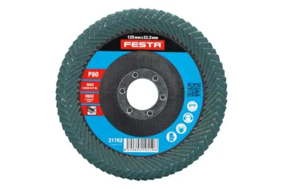 Lamelový brusný kotouč FESTA 21762 pr. 125 mm P80 oboustranný (L21762)