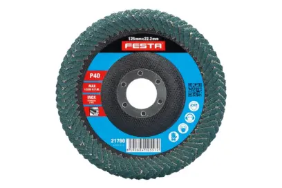 Lamelový brusný kotouč FESTA 21764 pr. 125 mm P120 oboustranný (L21764)