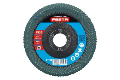 Lamelový brusný kotouč FESTA 21764 pr. 125 mm P120 oboustranný (L21764)