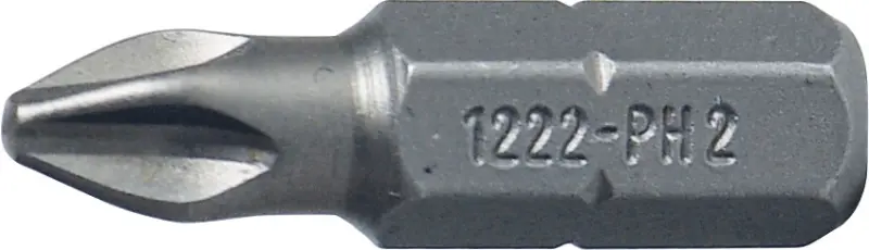 Bit 1/4" Phillips PH2 L.25 mm