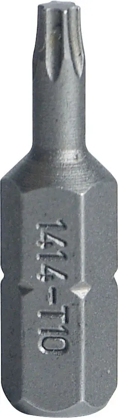 Bit 1/4" T10 L.25 mm