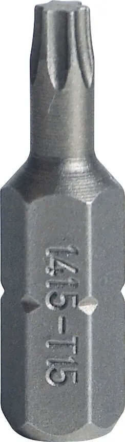 Bit 1/4" T15 L.25 mm
