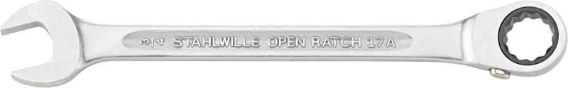 Ráčnanový očkový klíč 1/2" D, 182 mm, 15°