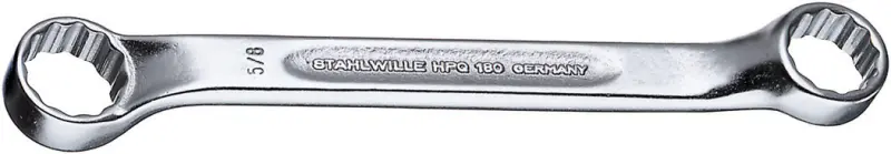 Dvojitý očkový klíč 3/8x7/16 L.122 mm