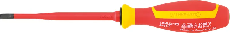 Šroubovák VDE 1x5,5 mm, délka 125 mm