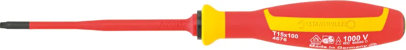 Šroubovák VDE T15, délka 100 mm