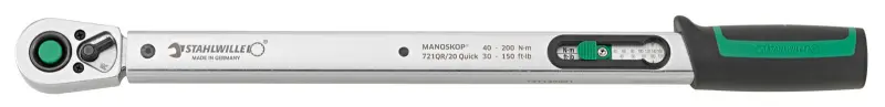 Momentový klíč 1/2" Stahlwille 50204120 Standard MANOSKOP® 721QR/20 QUICK (40 ÷ 200 Nm)