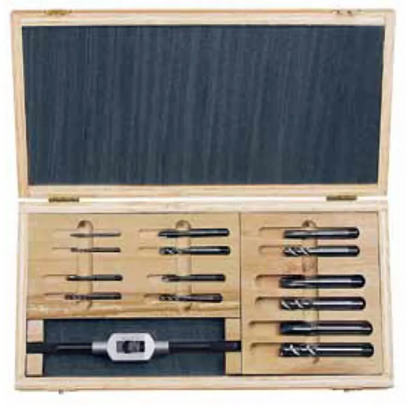 Souprava závitořezných nástrojů Bučovice Tools MINI-2D profi, HSSE (M3 - M12) (BU190 129)