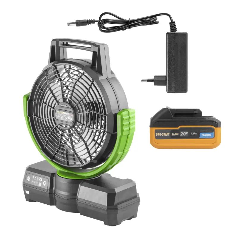Aku ventilátor Procraft CF20 (4,0 Ah) (PRCSCF20)