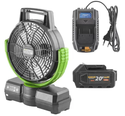 Aku ventilátor Procraft SCF20 (4,0 Ah) (PRCSCF20)