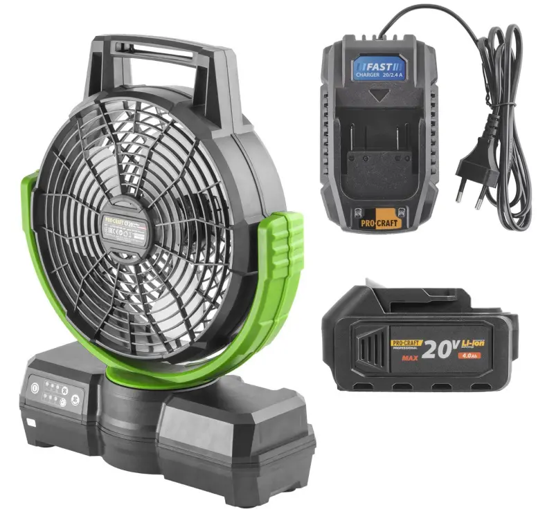 Aku ventilátor Procraft SCF20 (4,0 Ah) (PRCSCF20)