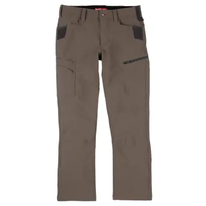 Pracovní kalhoty MILWAUKEE FREEFLEX Stretch, hnědé, Vel. 52/L, 4932502055