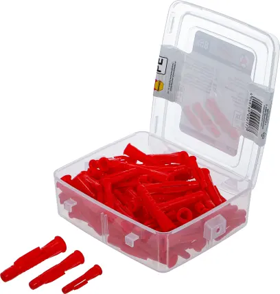Hmoždinky do dutin pr. 6 ÷ 10 mm Kraftmann 88086 - 85 dílů (BGS1088086)