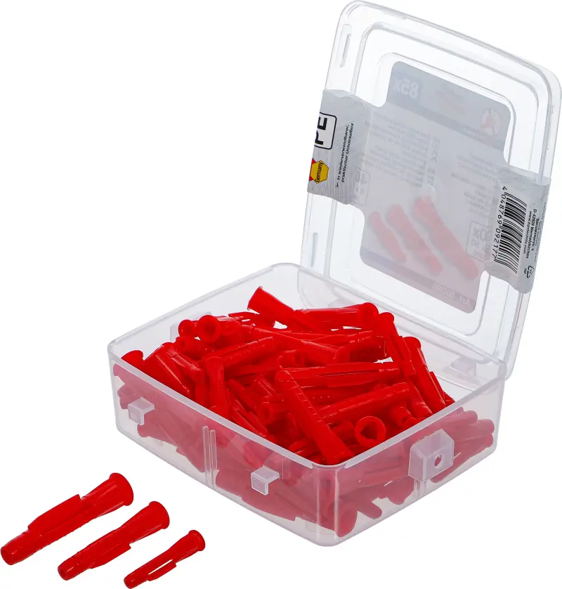 Hmoždinky do dutin pr. 6 ÷ 10 mm Kraftmann 88086 - 85 dílů (BGS1088086)