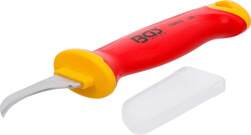 Kabelový nůž VDE 180 mm BGS 35893 háková čepel (BGS1035893)