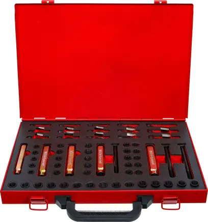 Sada pro opravu závitů žhavicích svíček M8 - M9 - M10 - M12 Kraftmann 19535 (BGS1019535)